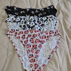 Disney Women's Panties - Black, White, Red